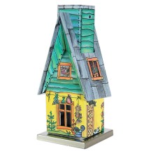 Yellow and Green Springtime Garden Shed Incense Smoker ~ Germany